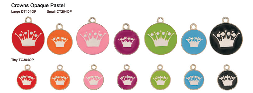 Crown Opaque Pastel Tags